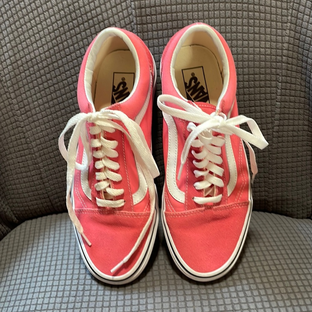 Vans Canvas and Leather Sneakers
